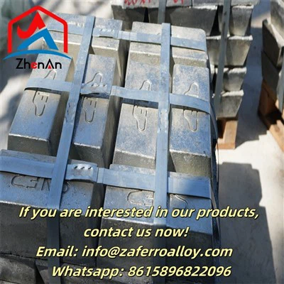 Lingots de Mg al 99,95%.